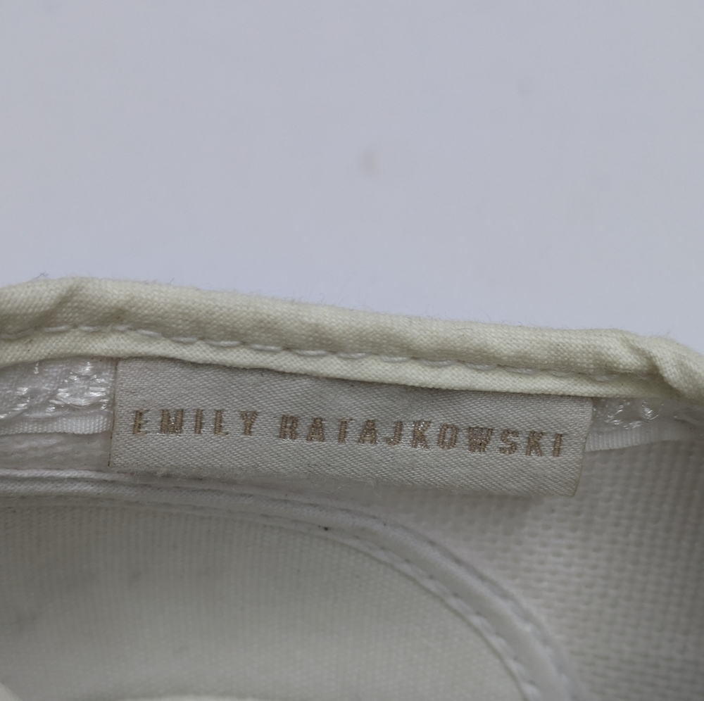 Superga Emily Ratajkowski White Sneaker Shoe 8 Women 6.5 Men - Picture 8 of 8